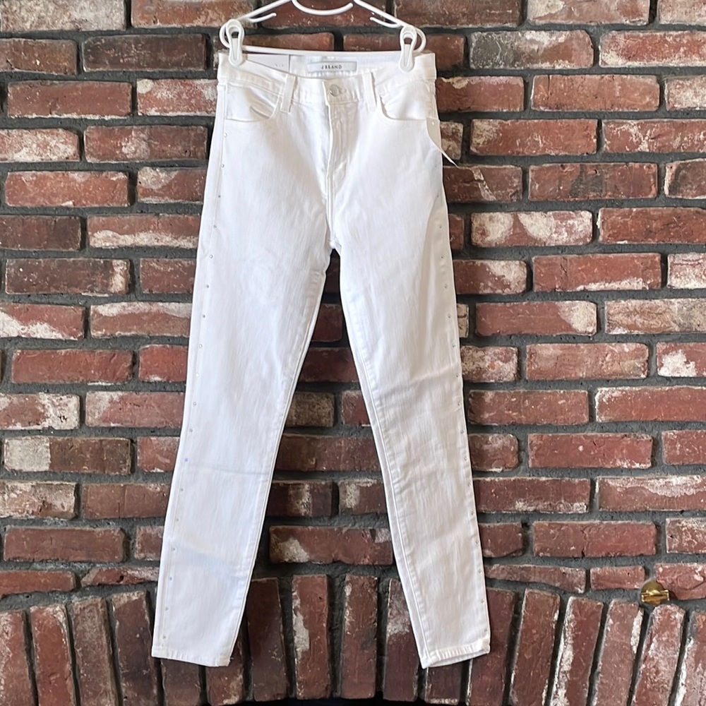 J Brand High Rise Skinny Crop Jean